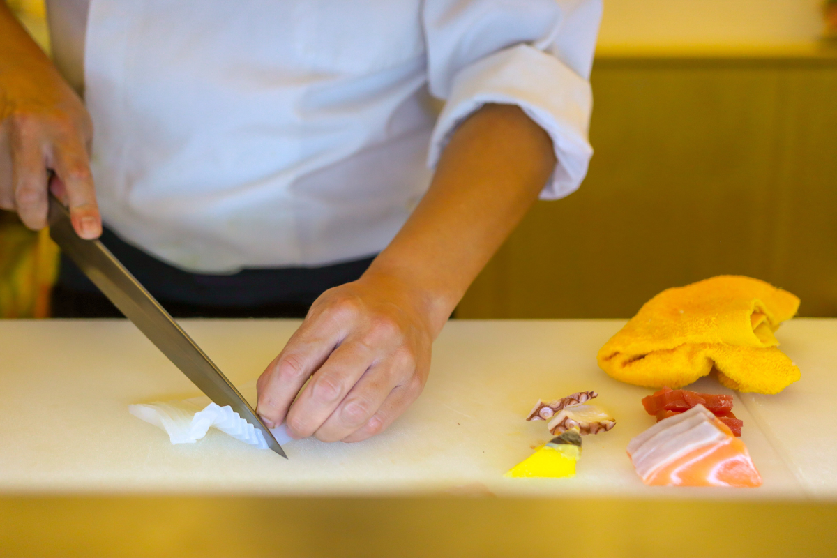 Rainbow roll and specialty sushi